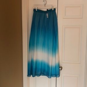 WHBM silk skirt size small
